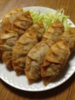 超簡単!納豆揚げ餃子 *-レシピのメイン写真