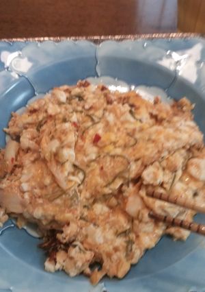 ハリケーン玉子in握り豆腐-レシピのメイン写真