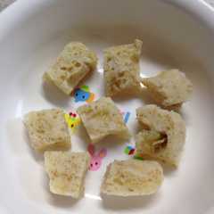 離乳食後期☆手づかみバナナ蒸しパン-レシピのメイン写真