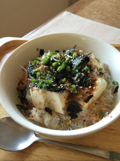 冷奴丼-レシピのメイン写真