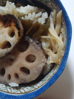 切干とれんこんのじゃこ炊込みご飯-レシピのメイン写真