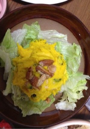 かぼちゃのサラダ♩アーモンドが隠し味♩-レシピのメイン写真