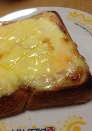簡単！チーズ＆卵のうまうまトースト！-レシピのメイン写真