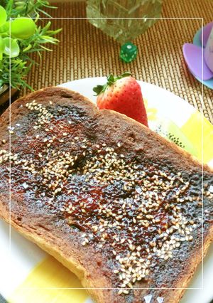 黒蜜をたのしむ♡塩あんトースト-レシピのメイン写真