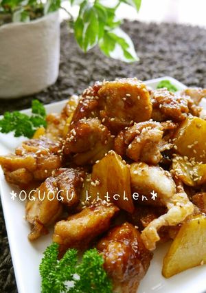 鶏もも肉とじゃがいもの甘辛～♪-レシピのメイン写真