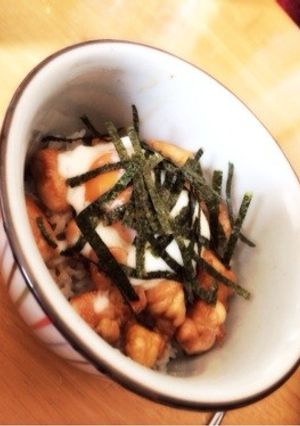 焼き鳥丼♡温玉のせ-レシピのメイン写真