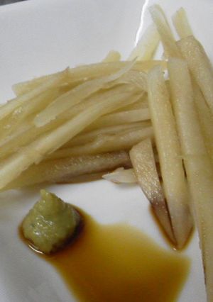 ヤーコンわさび醤油-レシピのメイン写真