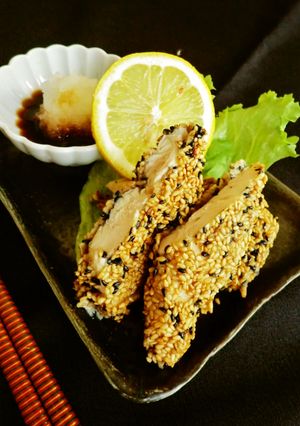 ささみをトリプル胡麻で焼きましたの-レシピのメイン写真