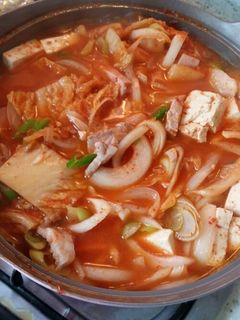 韓国料理 キムチチゲ-レシピのメイン写真