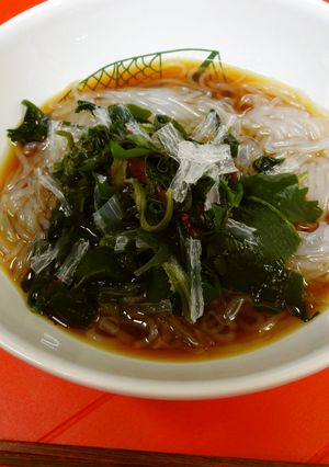 ダイエット中に☆低カロリーわかめラーメン-レシピのメイン写真