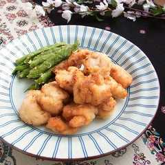 A picture of 鶏むね肉の柚子胡椒からあげ.