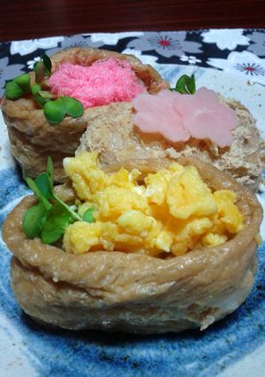 お花見･行楽･ひな祭り☆桜いなり寿司♪-レシピのメイン写真