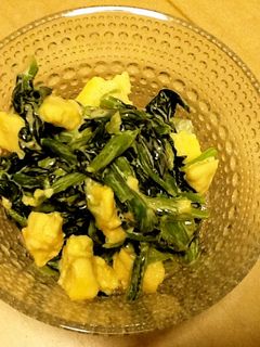 ほうれん草と卵のオイマヨサラダ-レシピのメイン写真