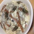 つくしと豆腐の長芋とろろとじ