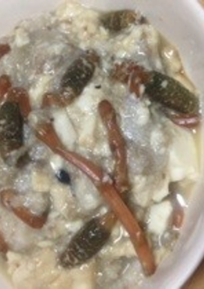 つくしと豆腐の長芋とろろとじ-レシピのメイン写真