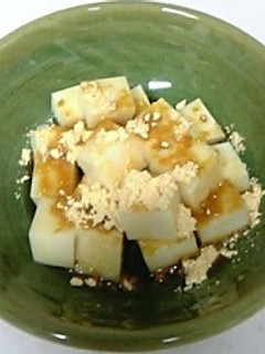 大豆の寒天 黒蜜きなこがけ-レシピのメイン写真