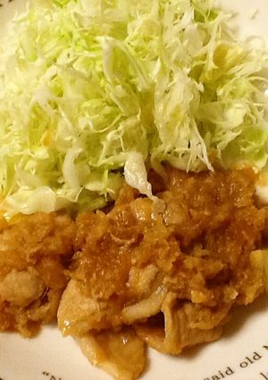 豚肉のアップルジンジャー焼き-レシピのメイン写真