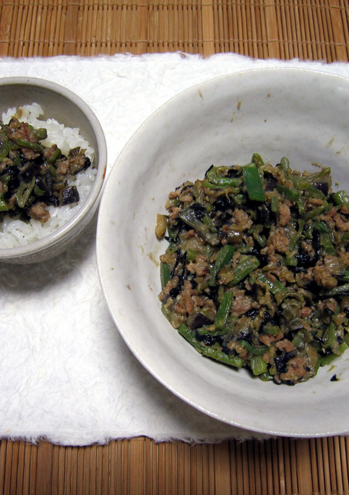 いんげんと茄子のジサ味噌-レシピのメイン写真
