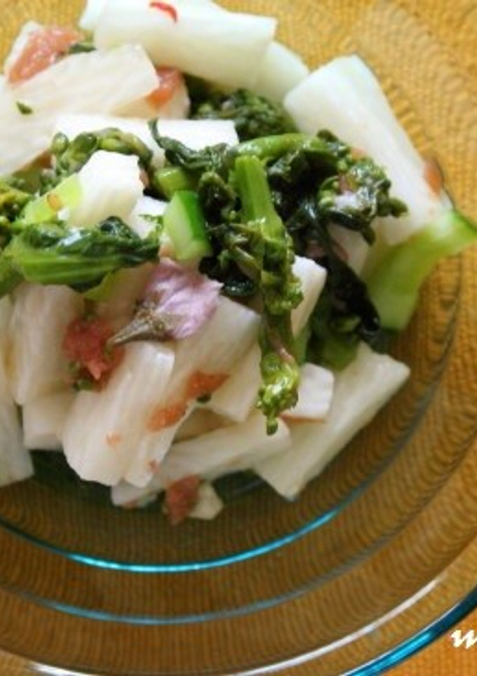 長芋と菜の花の和え物-レシピのメイン写真