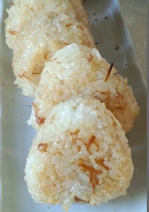 美味 なめたけ瓶の焼きおにぎり-レシピのメイン写真