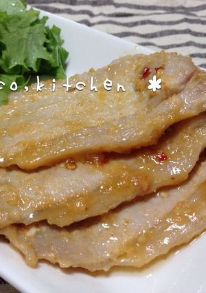 豚肉のピリ辛味噌焼き-レシピのメイン写真