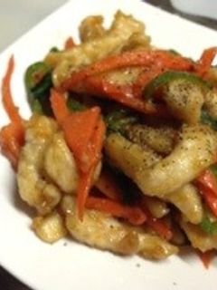 胸肉をおいしく!青椒肉絲風!-レシピのメイン写真
