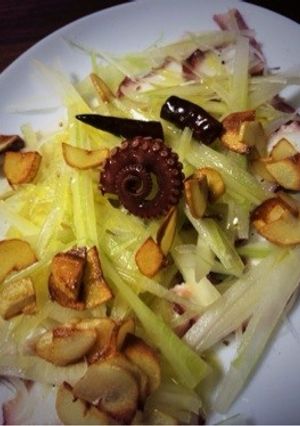 タコとセロリのカルパッチョ-レシピのメイン写真