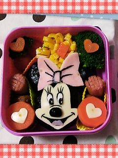 キャラ弁☆ミニーちゃん-レシピのメイン写真