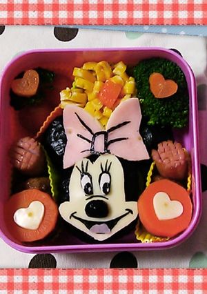 キャラ弁☆ミニーちゃん-レシピのメイン写真