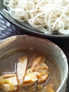 ゴボウ香る鶏南蛮つけそば-レシピのメイン写真