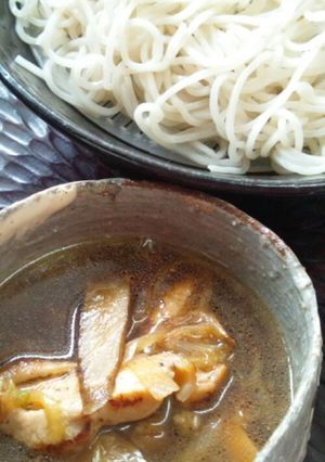 ゴボウ香る鶏南蛮つけそば-レシピのメイン写真