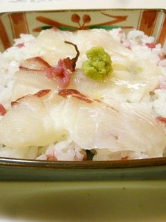 桜鯛の桜ちらし-レシピのメイン写真