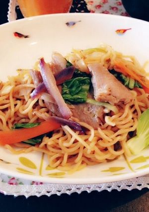 やきそば♡照り焼き味♪-レシピのメイン写真