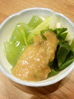 わけぎと刺身こんにゃくのぬた-レシピのメイン写真