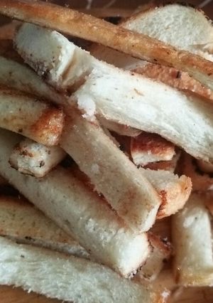 ﾊﾟﾝの耳ｼｭｶﾞｰ-レシピのメイン写真