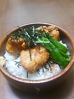 節約レシピ。だけどガッツリ!鶏の竜田丼♪-レシピのメイン写真