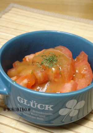 ★和風サラダ★トマトの酢味噌かけ-レシピのメイン写真