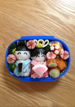 キャラ弁☆おひなさま-レシピのメイン写真