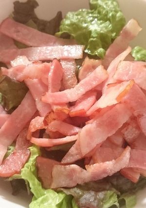 簡単☆カリカリベーコンサラダ-レシピのメイン写真