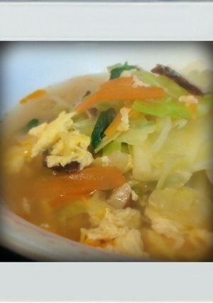 ■カット野菜■食べるスープ☆簡単減量朝昼-レシピのメイン写真