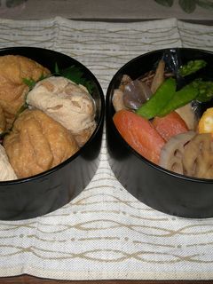 おいなりさんと残り汁利用の煮物-レシピのメイン写真