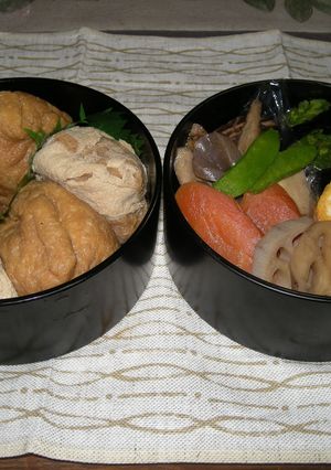 おいなりさんと残り汁利用の煮物-レシピのメイン写真