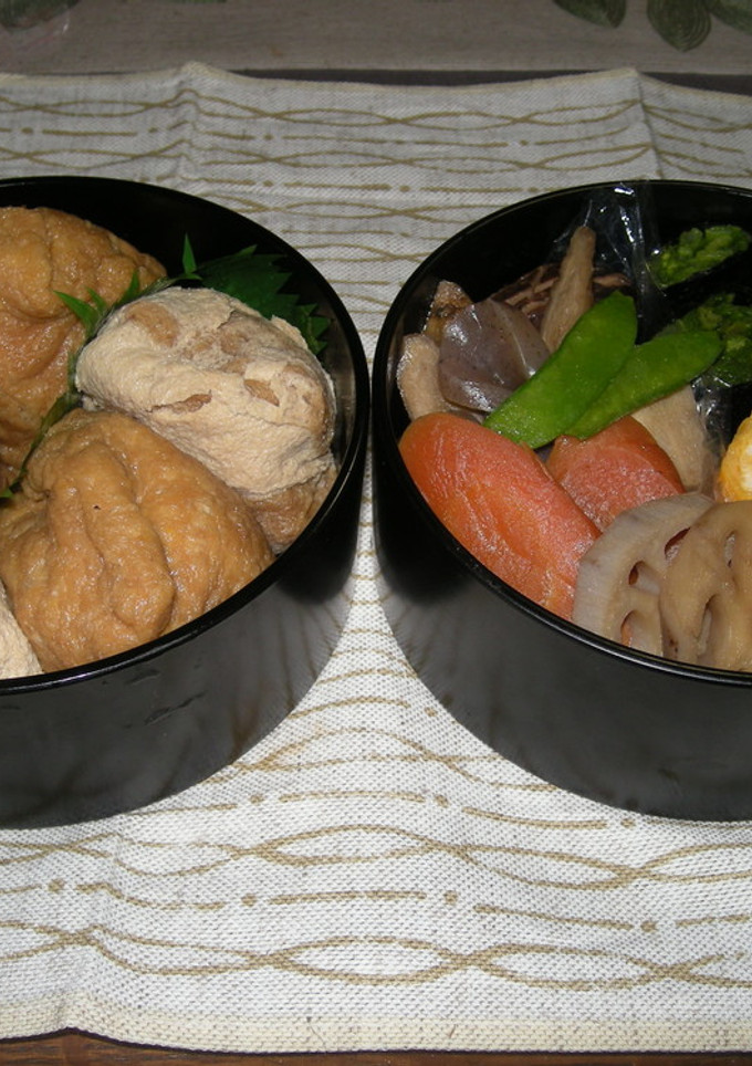 おいなりさんと残り汁利用の煮物-レシピのメイン写真