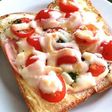 朝食に♪トマトハムマヨ❤チーズトースト