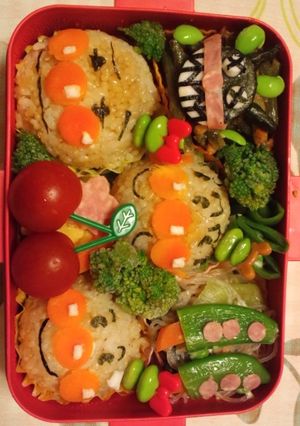 キャラ弁♪アンパンマンお約束の流れ-レシピのメイン写真