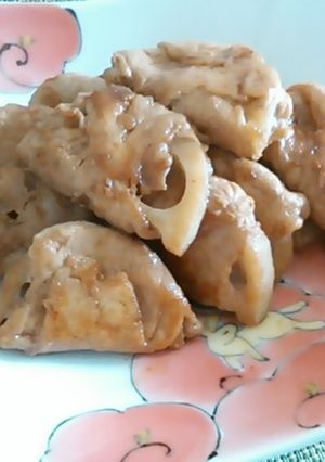 ☆蓮根の豚肉巻き☆-レシピのメイン写真