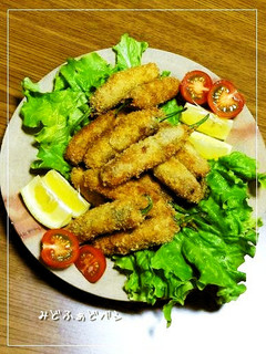 ししとう味噌詰め✿豚巻きフライ-レシピのメイン写真
