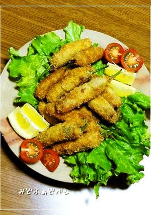 ししとう味噌詰め✿豚巻きフライ-レシピのメイン写真