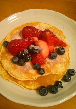 フルーツパンケーキ-レシピのメイン写真