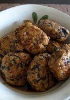 ☆鶏ひき肉とひじきのつくね焼き☆-レシピのメイン写真